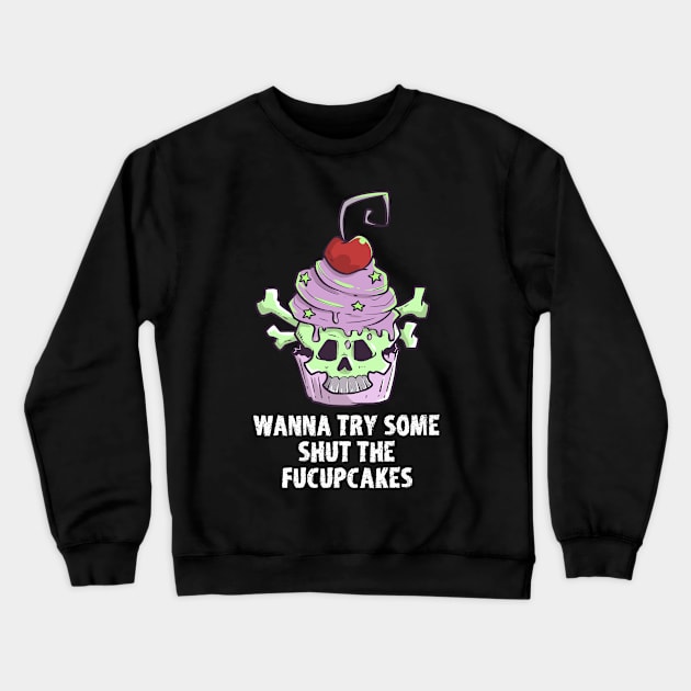 Pastel Goth Cupcake Meme Kawaii Gothic Sarcastic Eboy Egirl Crewneck Sweatshirt by TellingTales